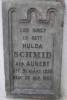 Hulda Schmidt, maiden Aunert, died 26.11.1886